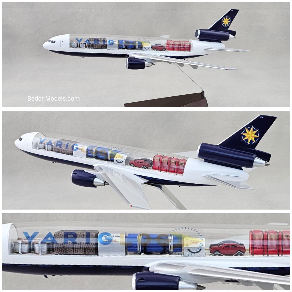 Varig Cargo (NC) - DC-10-30F - (1:100) - 180° Clear Top
